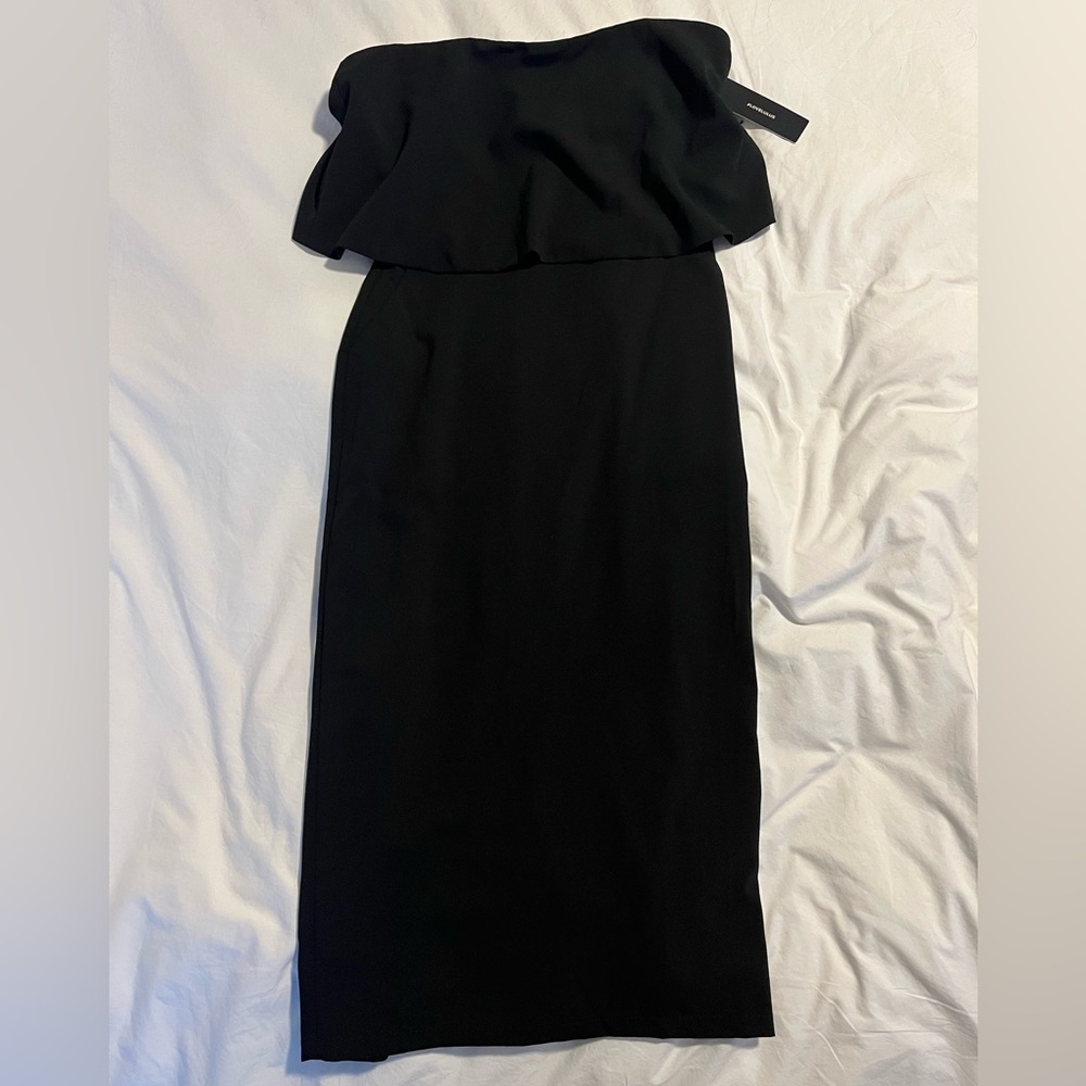 Lulu's Chic Black strapless Dress